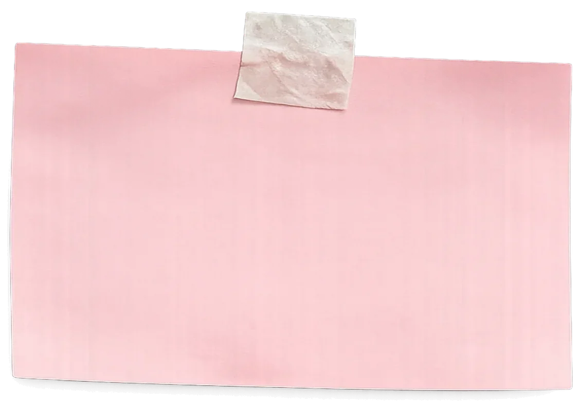 Pink sticky note about remembering every conversation